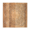 Contemporary Natural Wooden Wall Carving Siam Sawadee