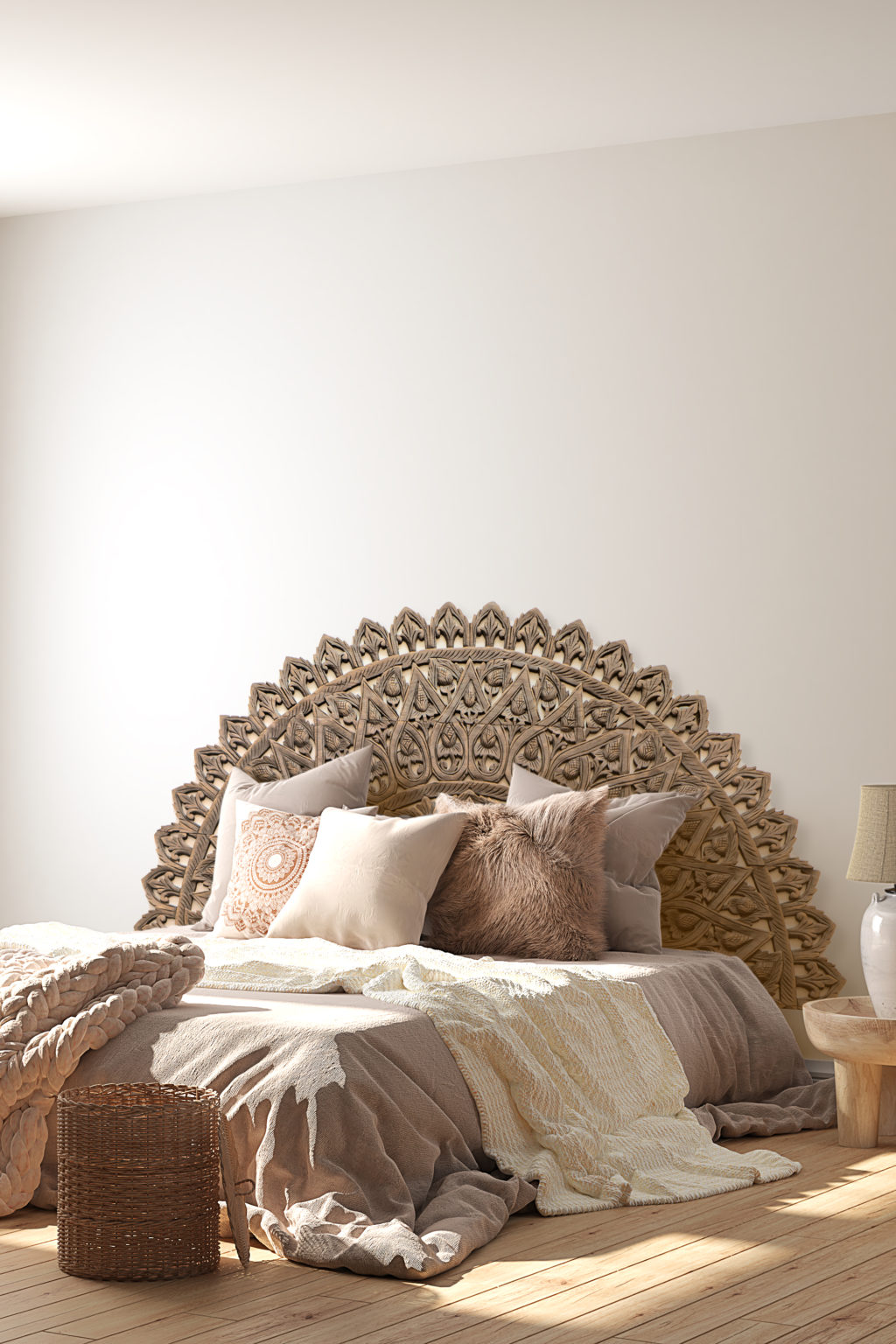 Circular Half Moon Bed Headboard Siam Sawadee