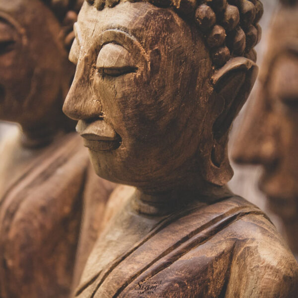 Large Buddha Wooden Statues for Home & Garden Decor - Siam Sawadee