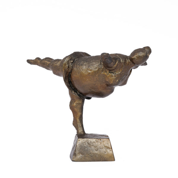 Yoga position figurine statue