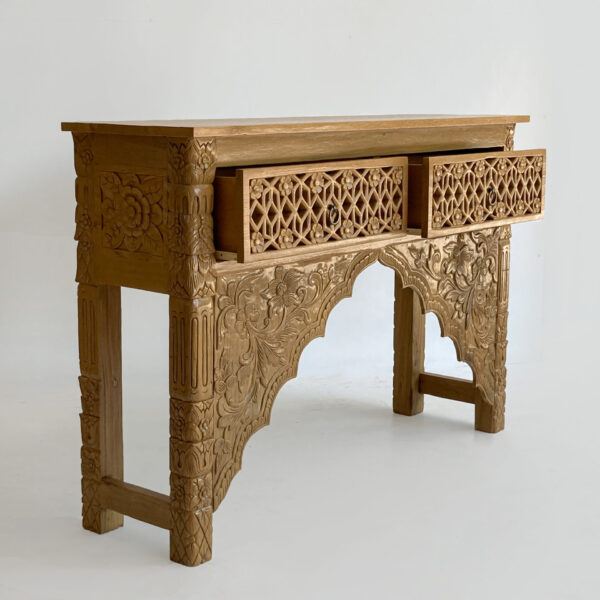 Carved bedroom furniture